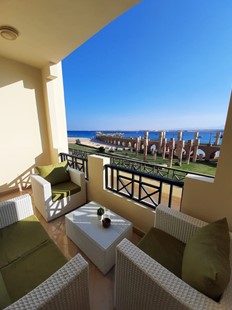 2-ložnicový apartmán s panoramatickým výhledem na moře-Hurghada-Egypt